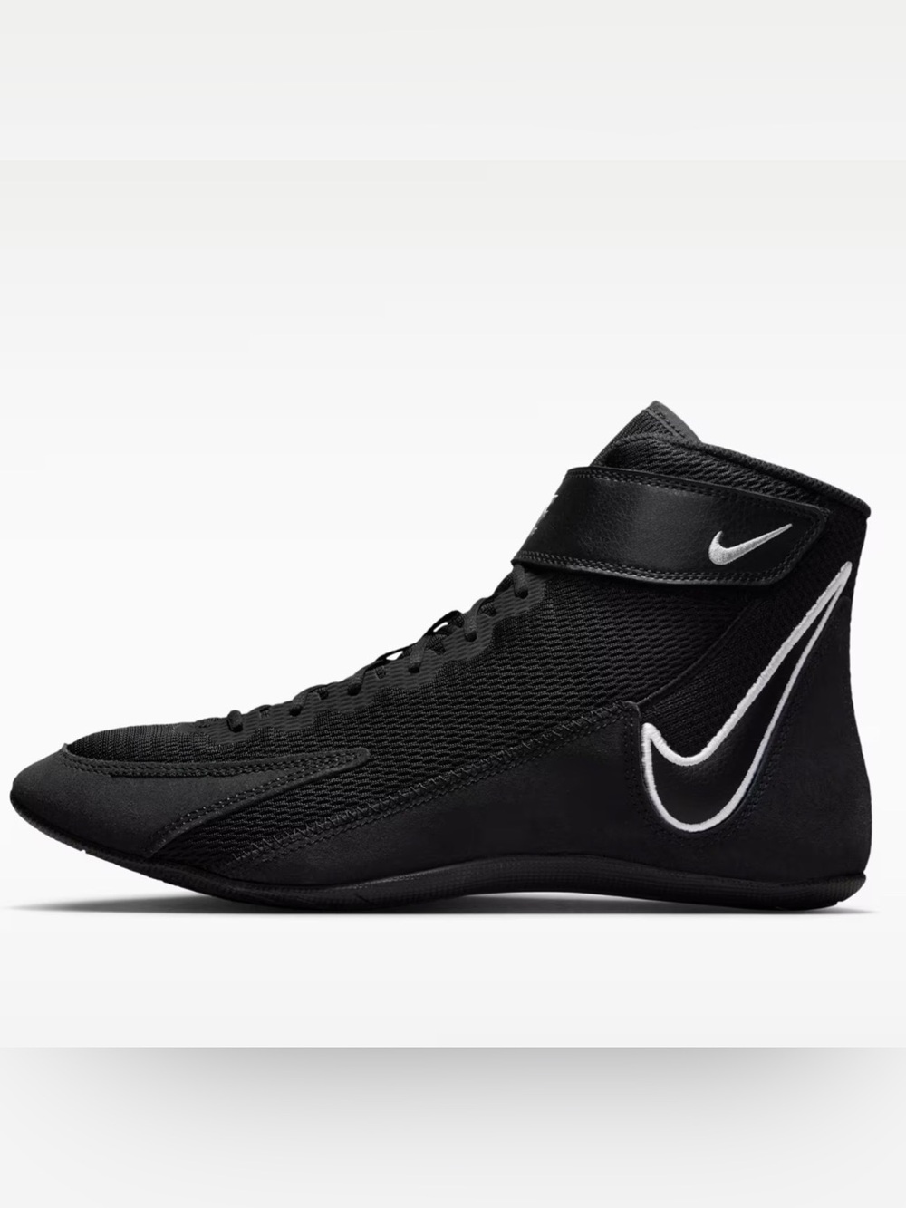 Nike Men’s Black and White High-Top Athletic Shoes